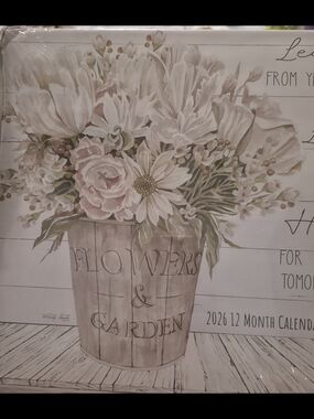 Floral Seasons 2026 Wall Calendar - Multi (Unbranded)